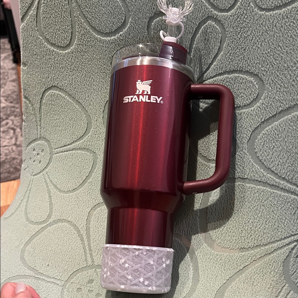 Stanley Burgundy Travel Mug with Handle